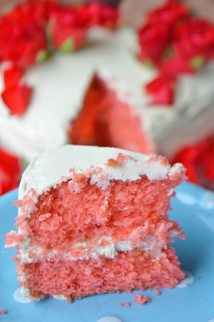 Valentine's Rose Cake