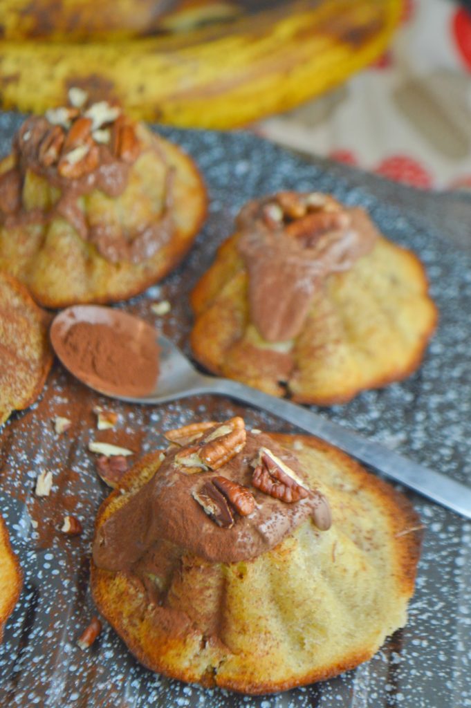 Banana Chocolate Mini Cakes