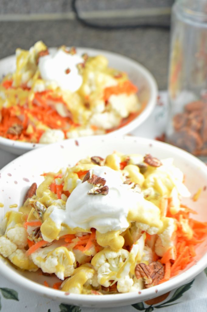 Cauliflower Salad with Orange Dressing