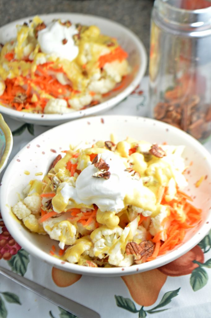 Cauliflower Salad with Orange Dressing
