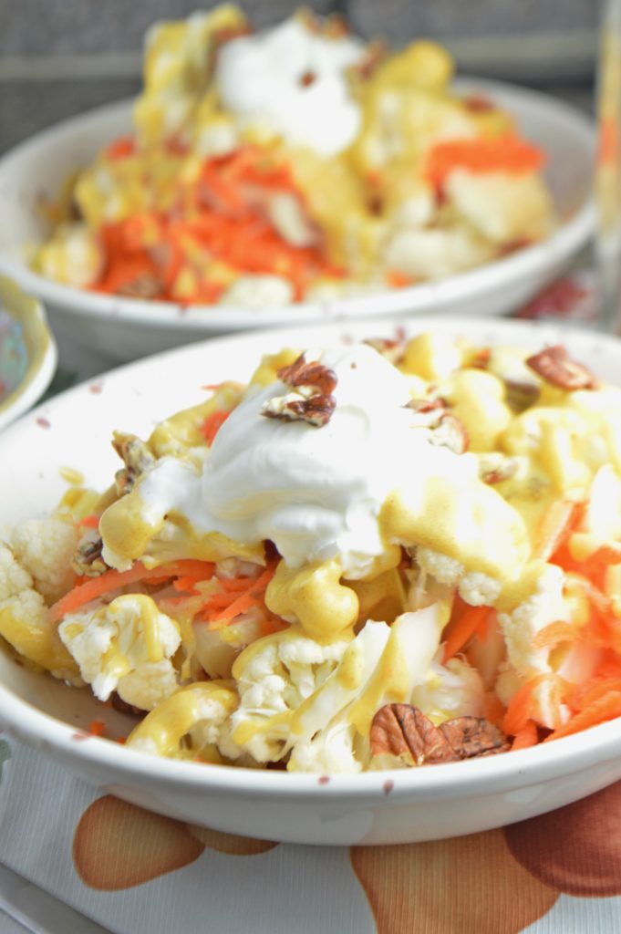 Cauliflower Salad with Orange Dressing