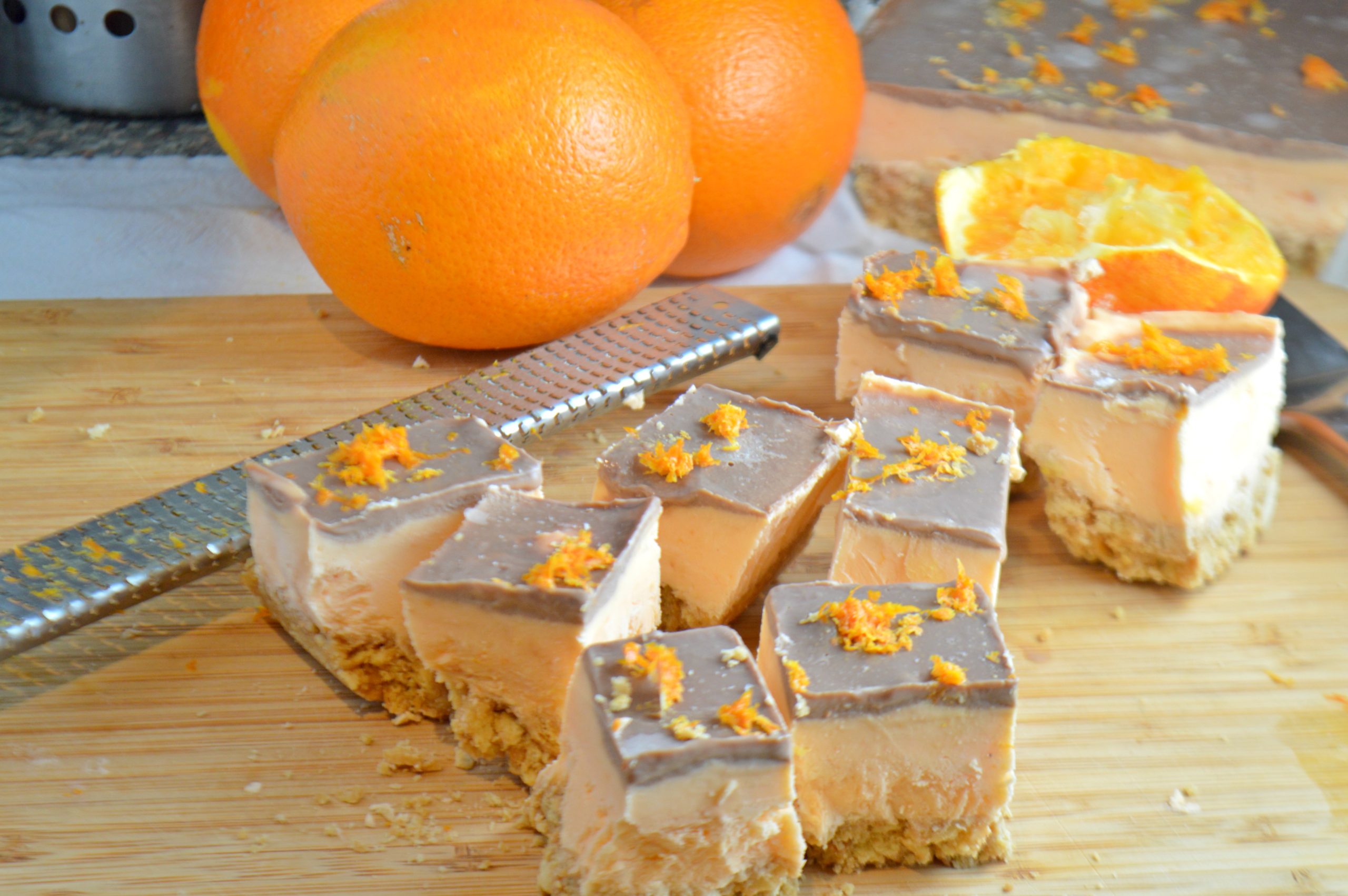No Bake Chocolate Orange Cheesecake