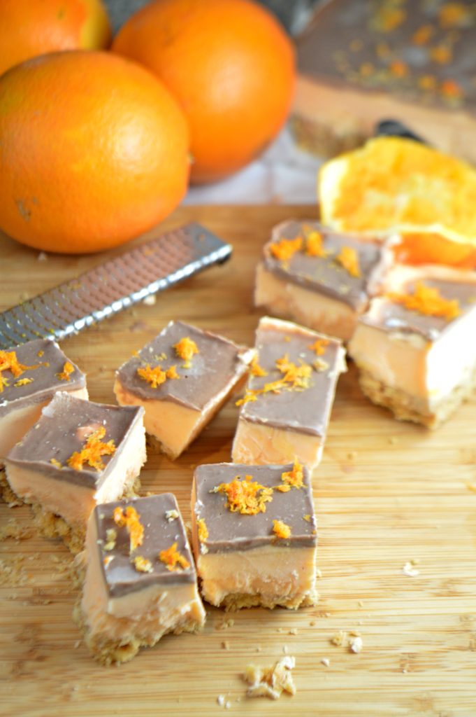 No Bake Chocolate Orange Cheesecake