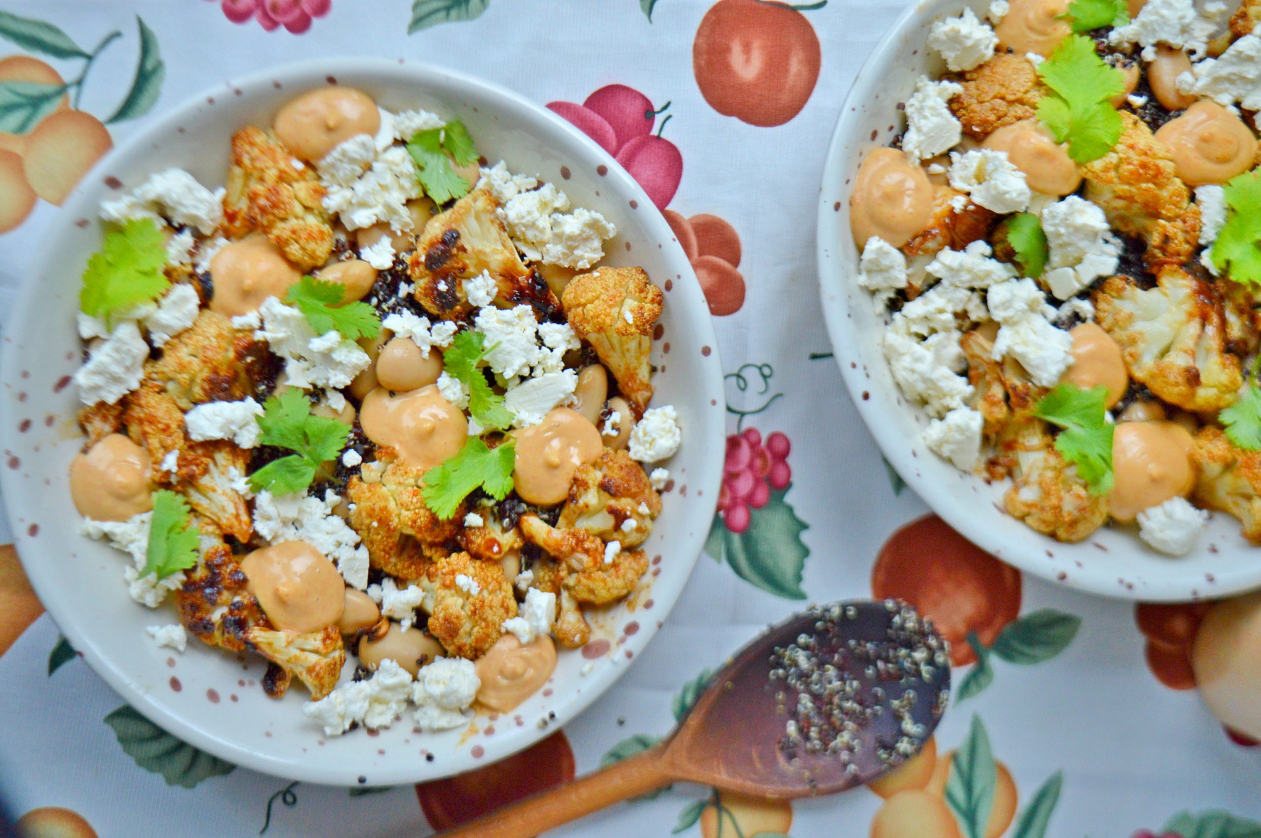 Spicy Roasted Cauliflower Salad — Tasty Food For Busy Mums Salads