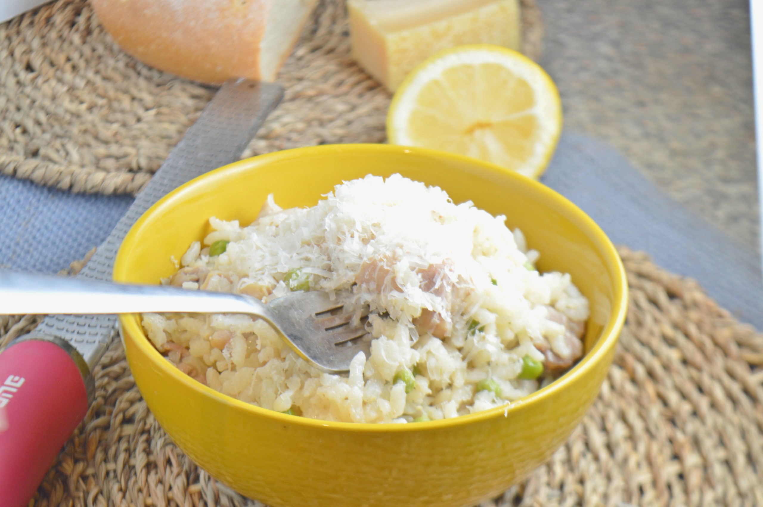 Creamy Chicken & Pea Risotto