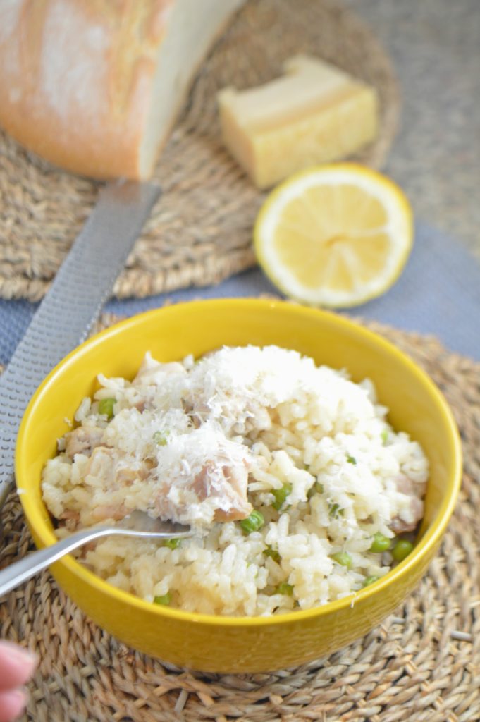 Creamy Chicken & Pea Risotto