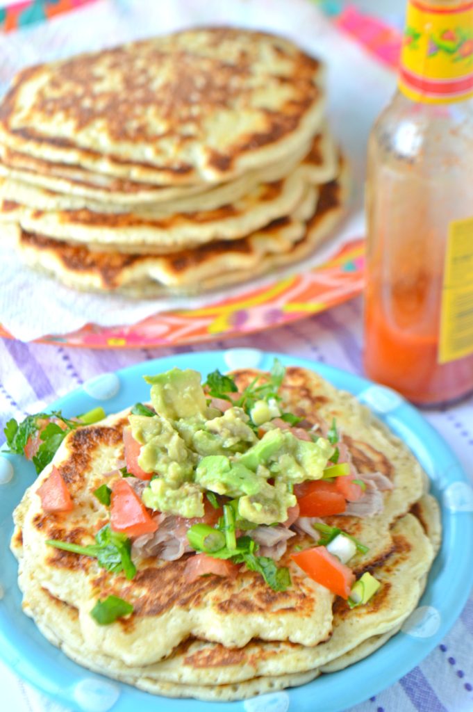 Mexican Style Carnitas Pancakes