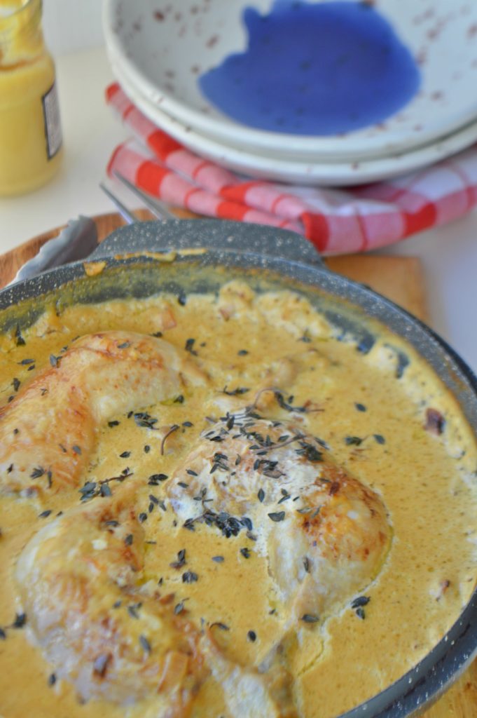 Easy Creamy Mustard Chicken