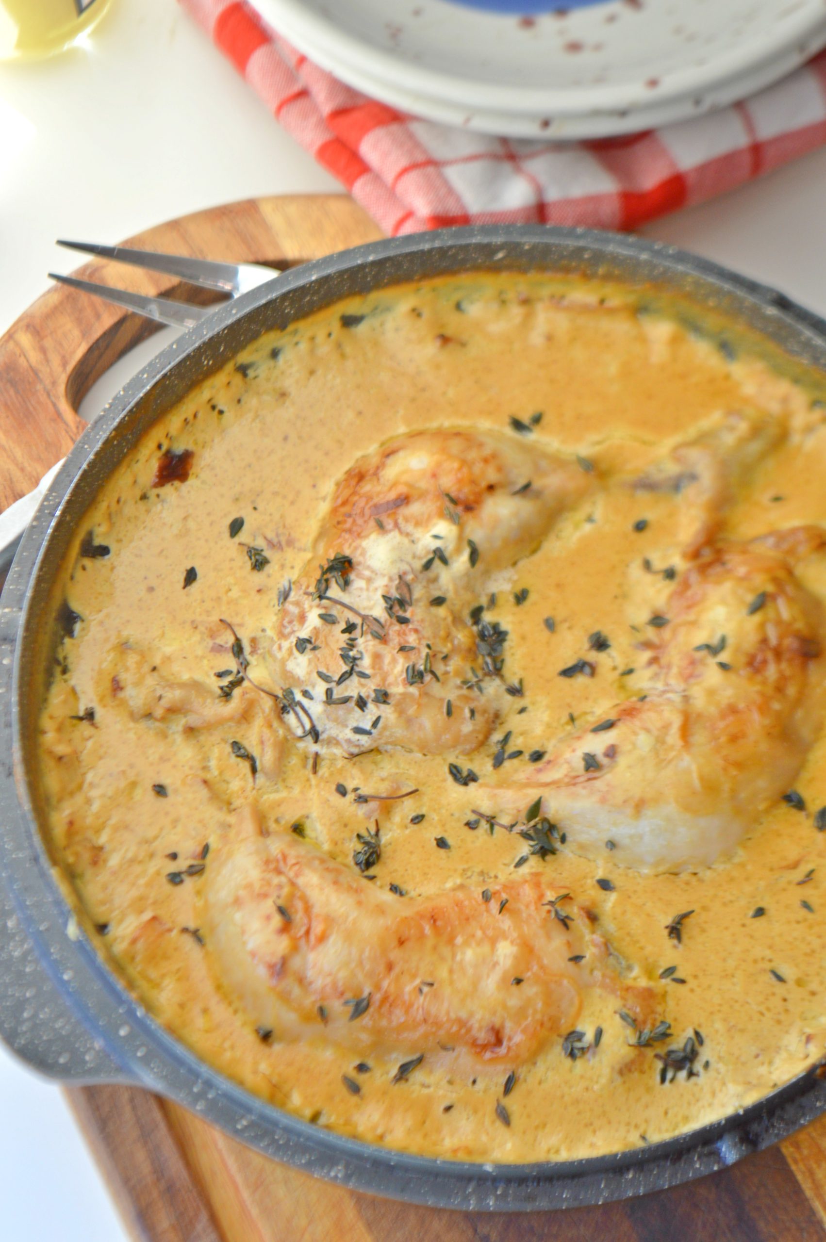 Easy Creamy Mustard Chicken