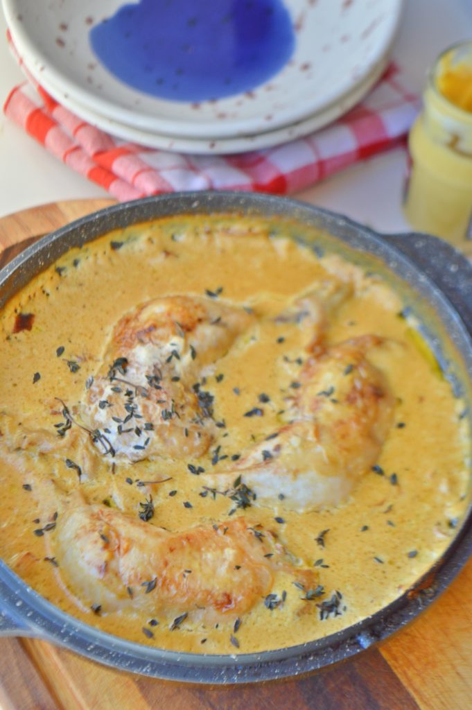 Easy Creamy Mustard Chicken