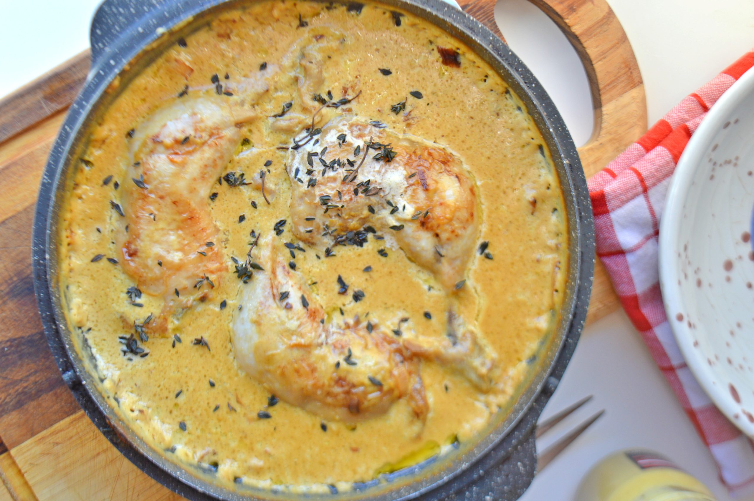 Easy Creamy Mustard Chicken