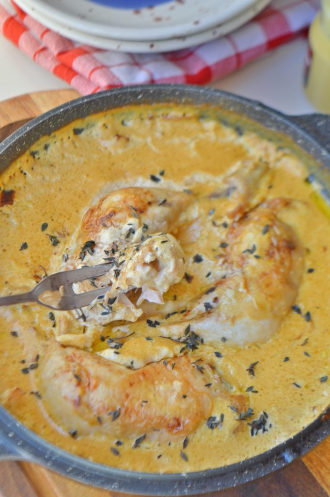 Easy Creamy Mustard Chicken