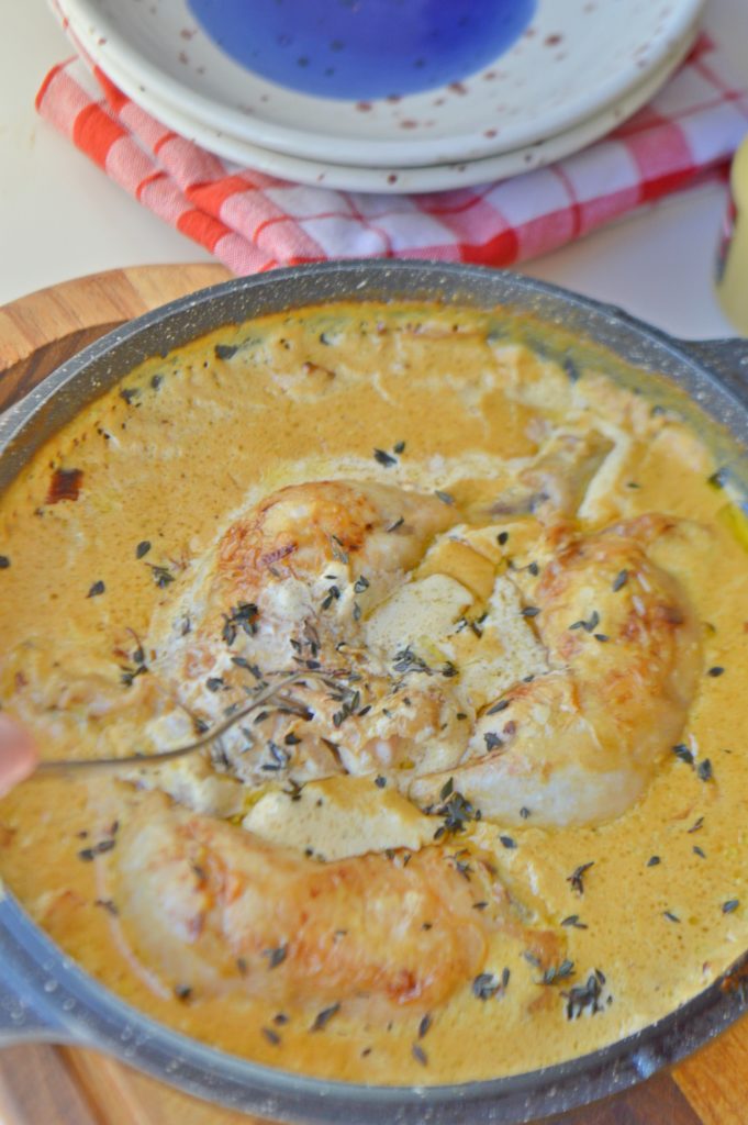 Easy Creamy Mustard Chicken