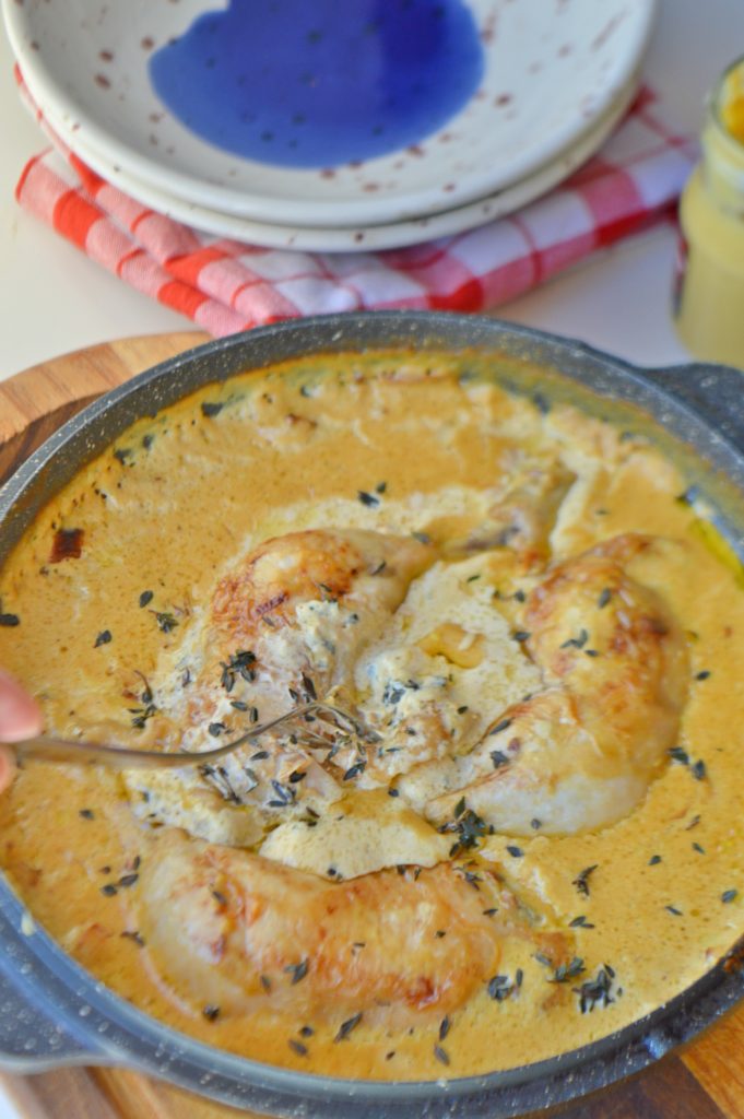 Easy Creamy Mustard Chicken