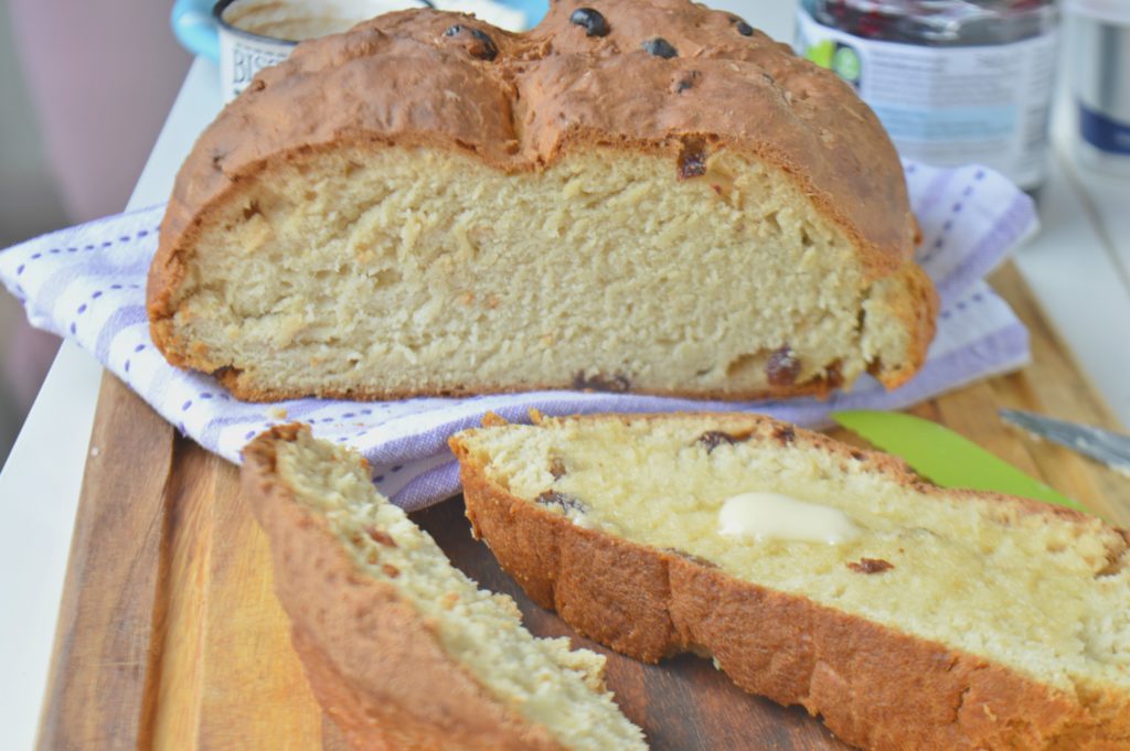 Irish Soda Bread with Raisins
