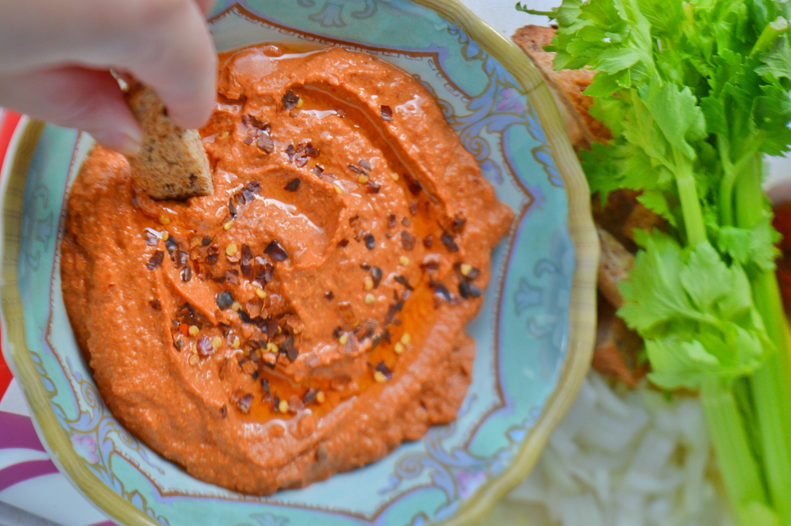 Spicy Roasted Red Pepper Dip Muhammara