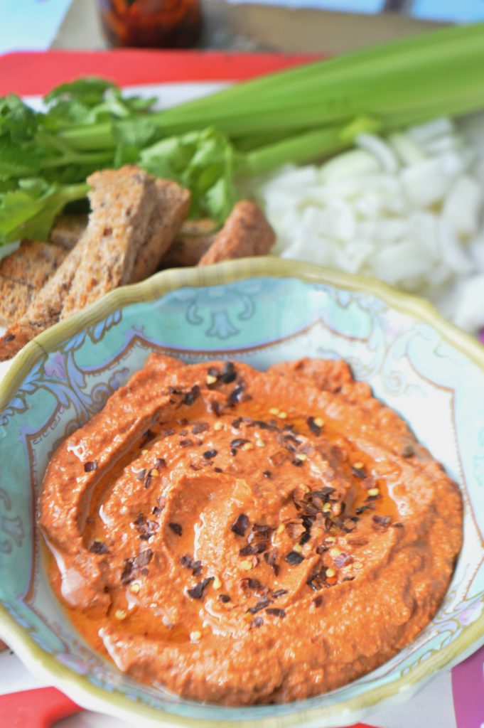 Spicy Roasted Red Pepper Dip Muhammara