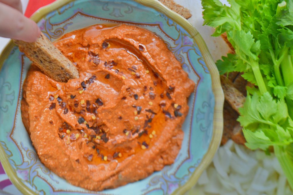 Spicy Roasted Red Pepper Dip Muhammara