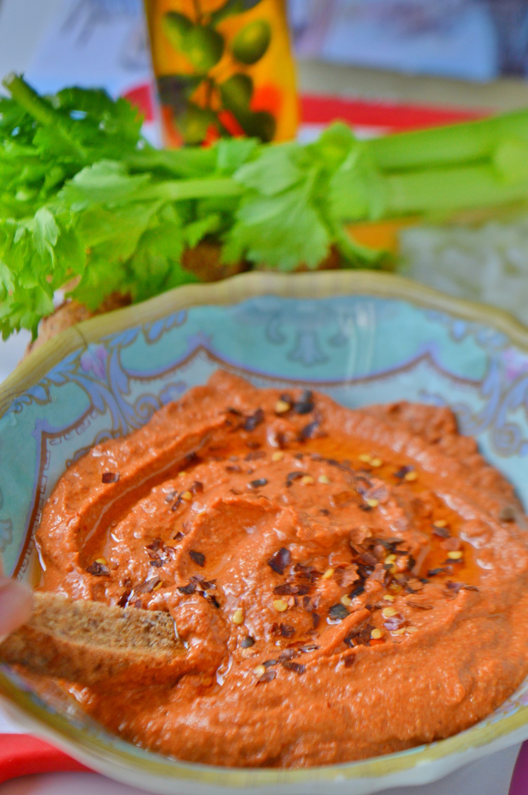 Spicy Roasted Red Pepper Dip Muhammara