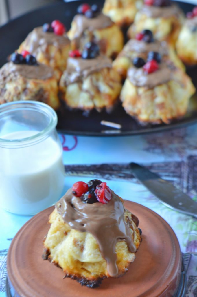 Leftover Easter Bread Cakes with Berries