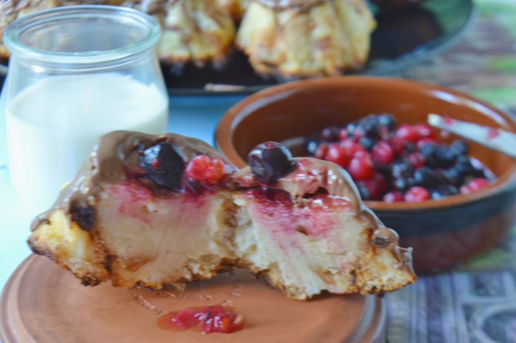 Leftover Easter Bread with Berries
