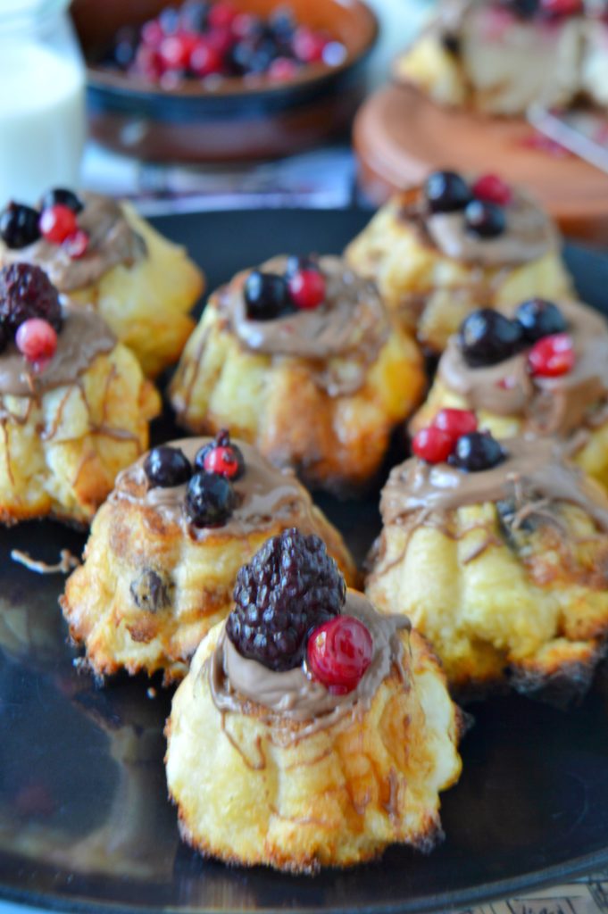 Leftover Easter Bread Cakes with Berries