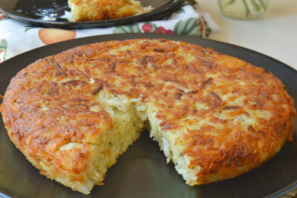Potato Pancake with Feta Cheese