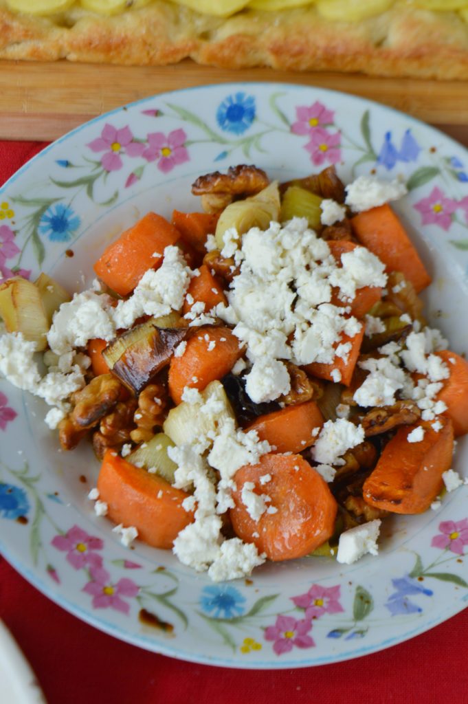 Roasted Leek & Carrot Salad