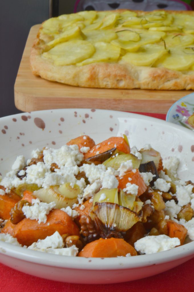 Roasted Leek & Carrot Salad
