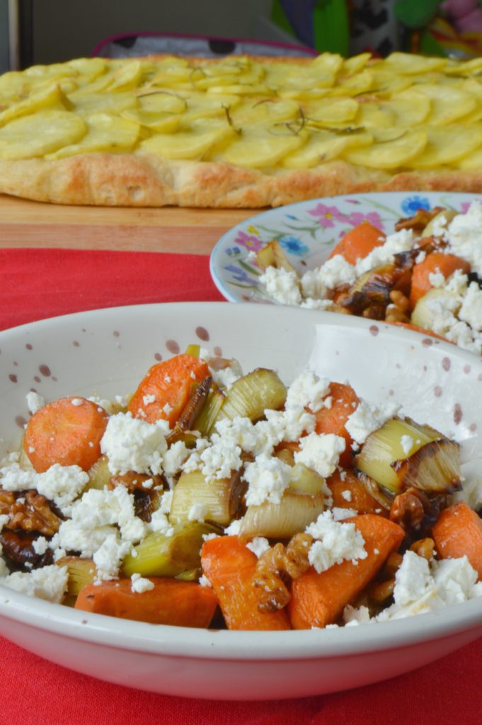 Roasted Leek & Carrot Salad