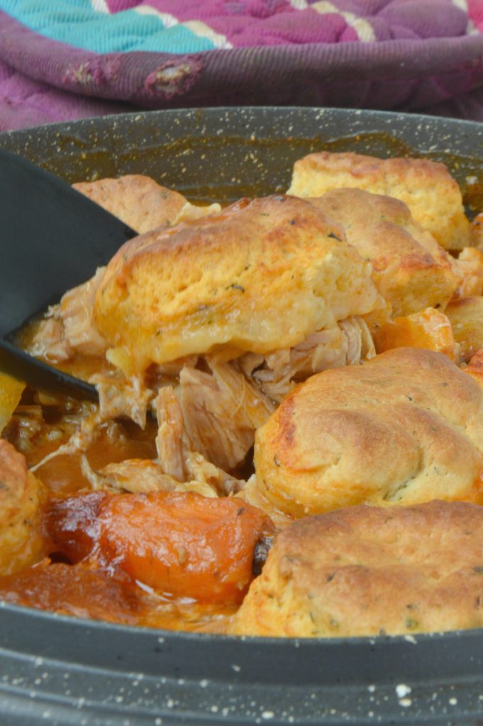 Leftover Pork & Biscuits