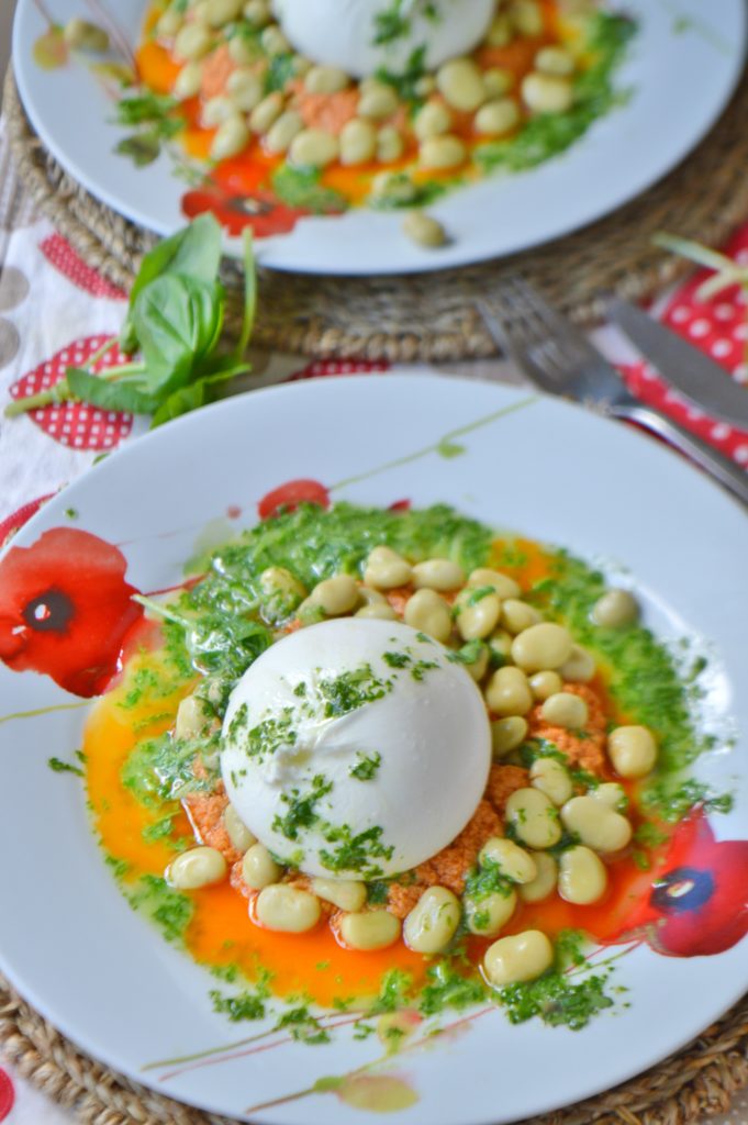 Broad Bean Burrata Salad Tasty Food For Busy Mums Salad Recipes