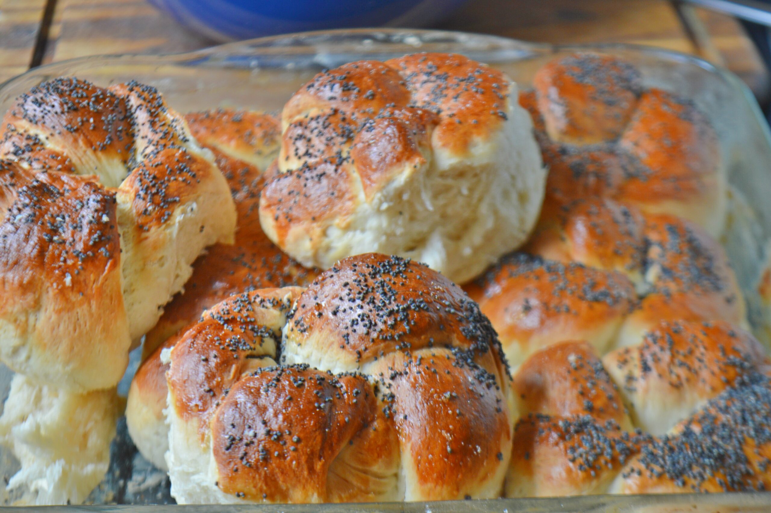 Poppy Seed Bread Knots
