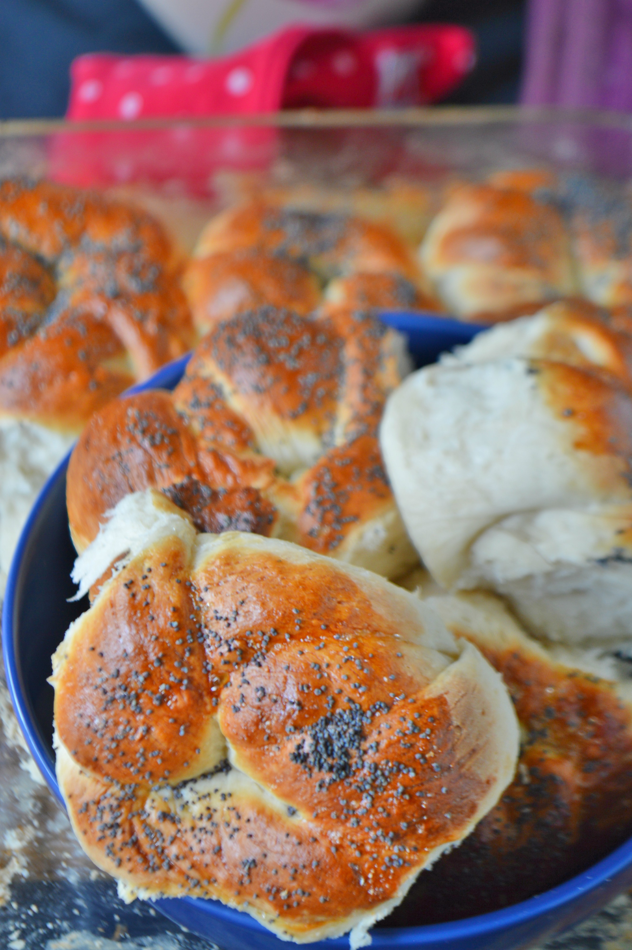 Poppy Seed Bread Knots