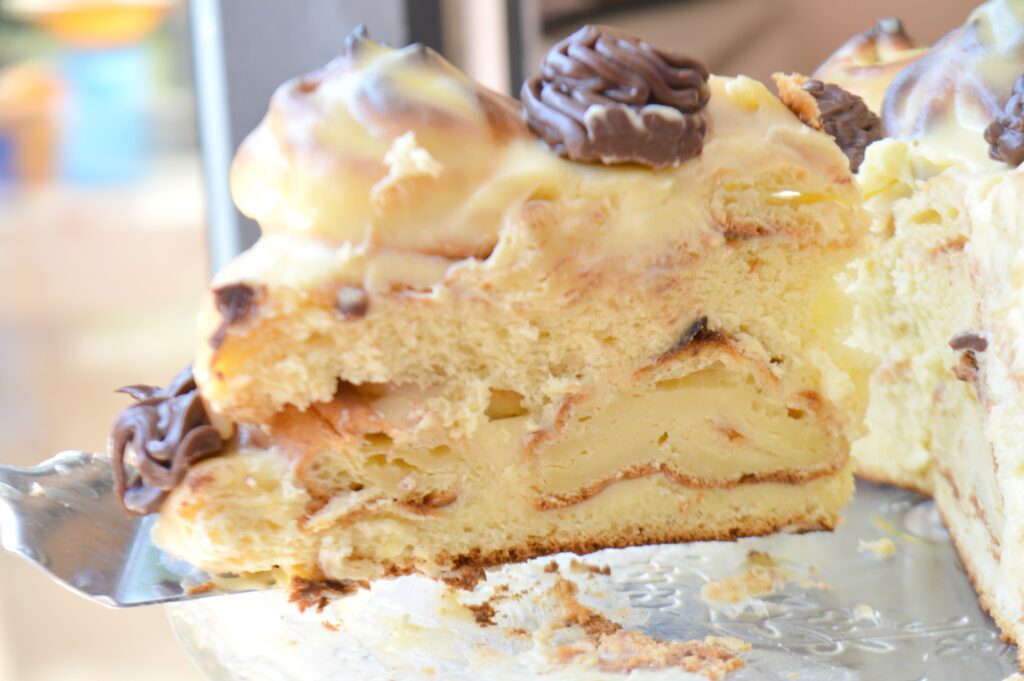 Profiterole Birthday Cake