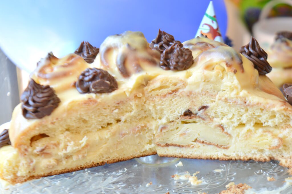 Profiterole Birthday Cake