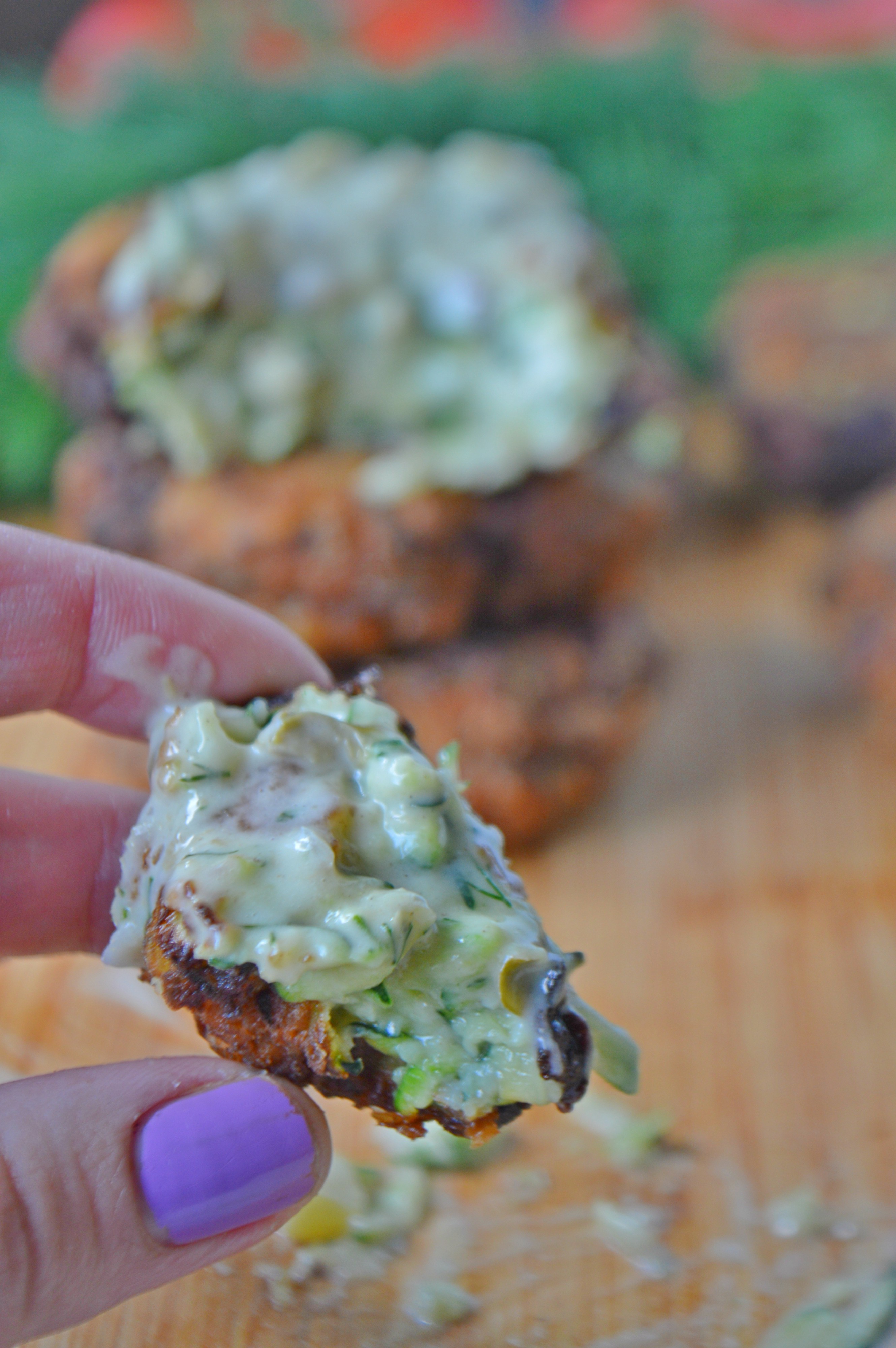 Zucchini Oat Fritters