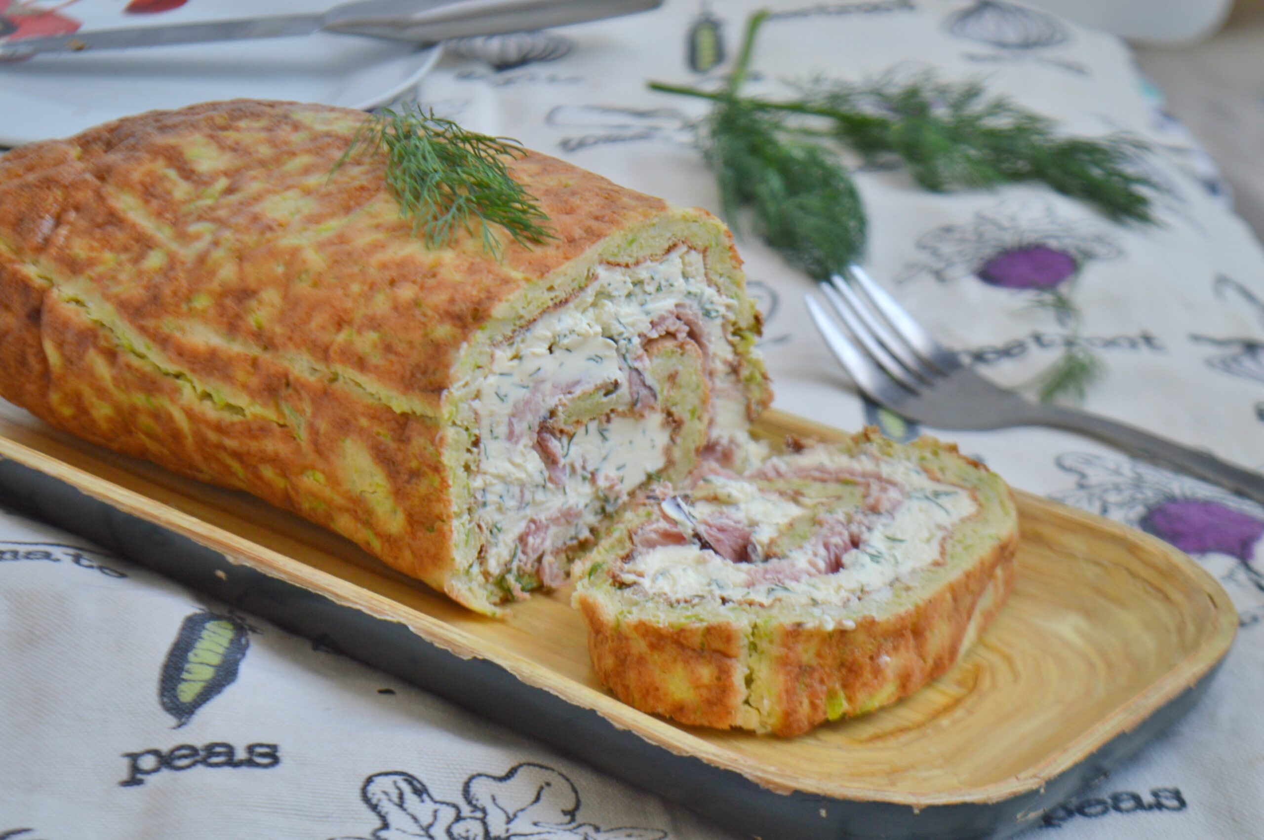 Han & Cheese Zucchini Roulade