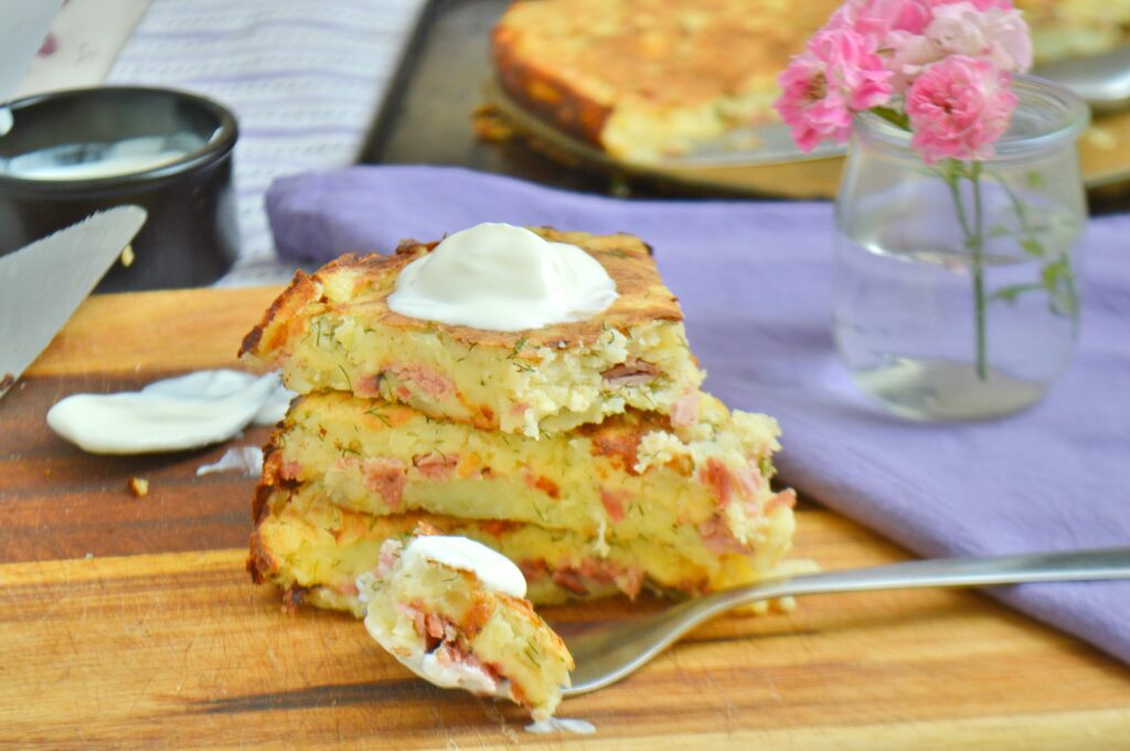 Ham & Cheese Potato Bake