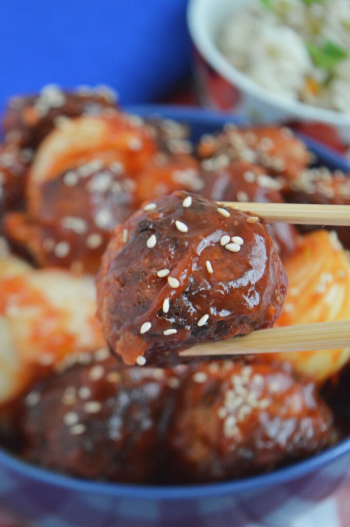 Sticky Asian Meatballs