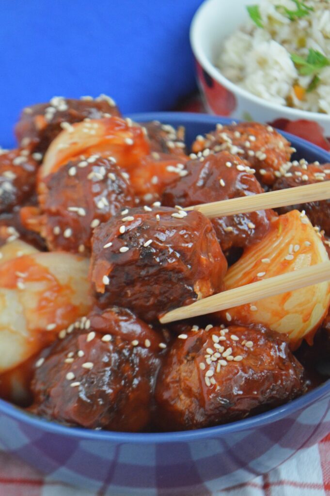 Sticky Asian Meatballs