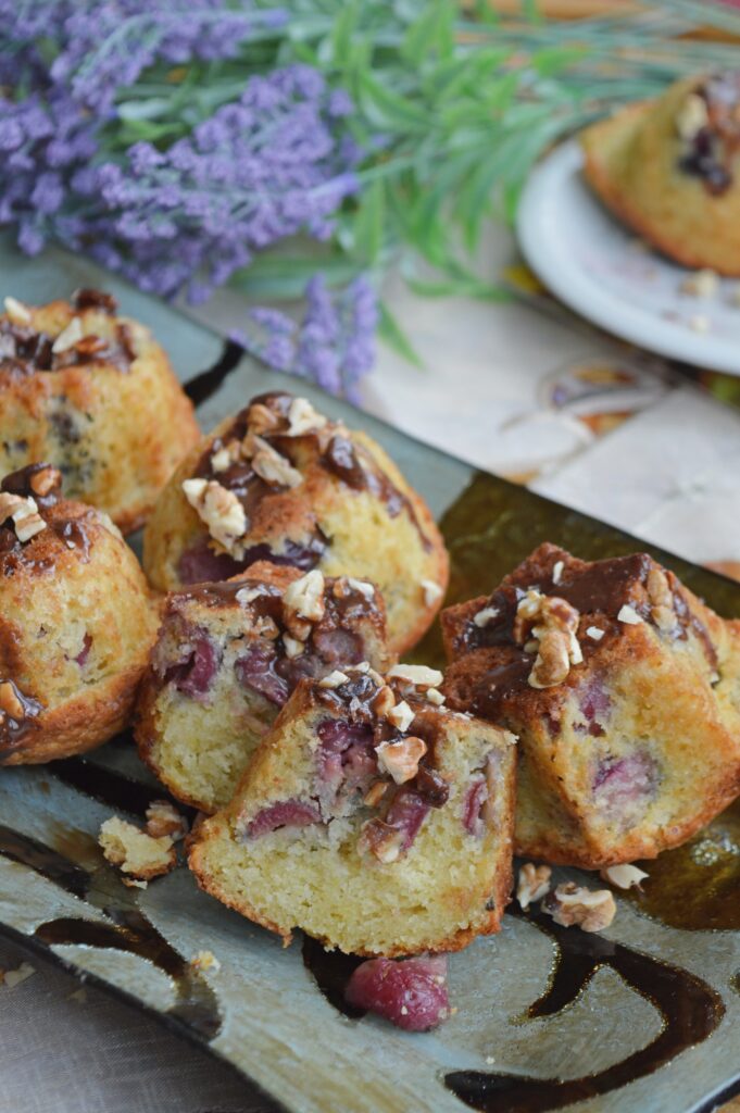 Cherry Walnut Muffins