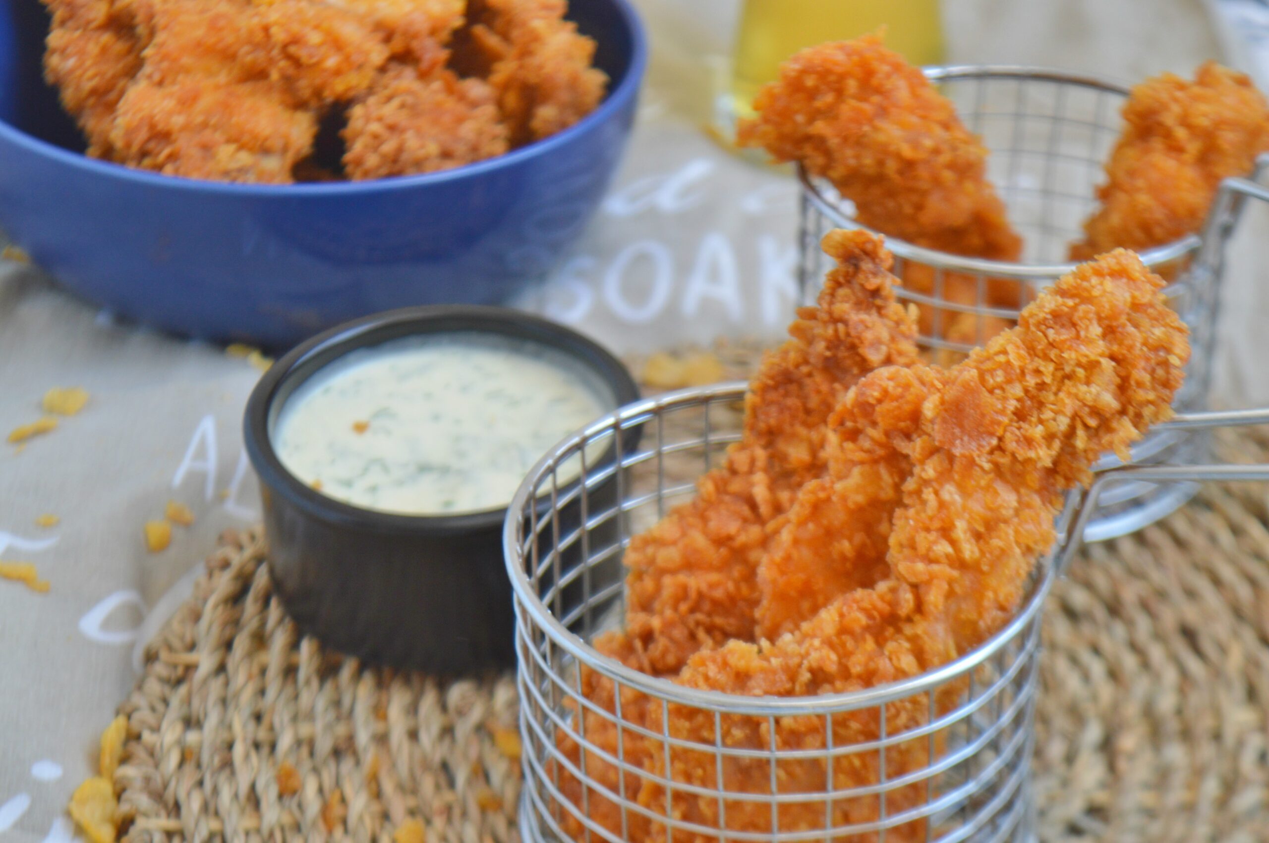 Crispy Cornflake Chicken Strips