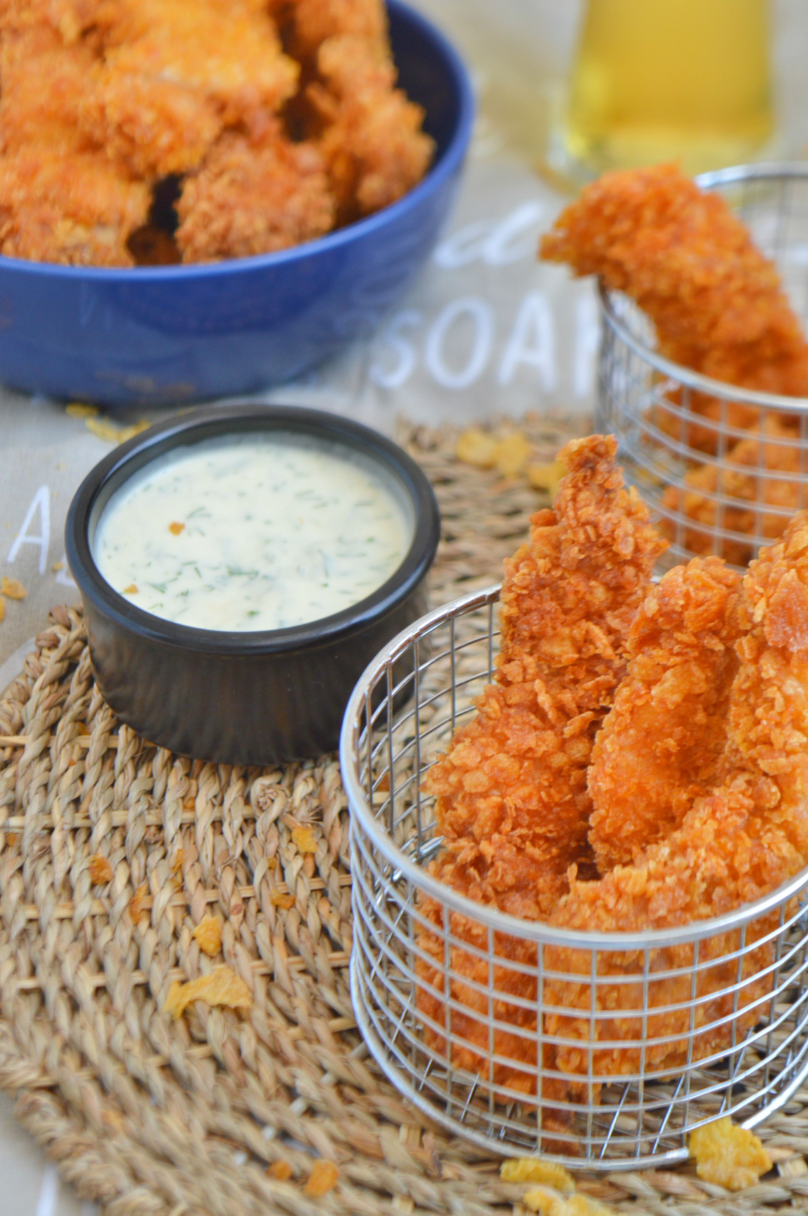 Crispy Cornflake Chicken Strips