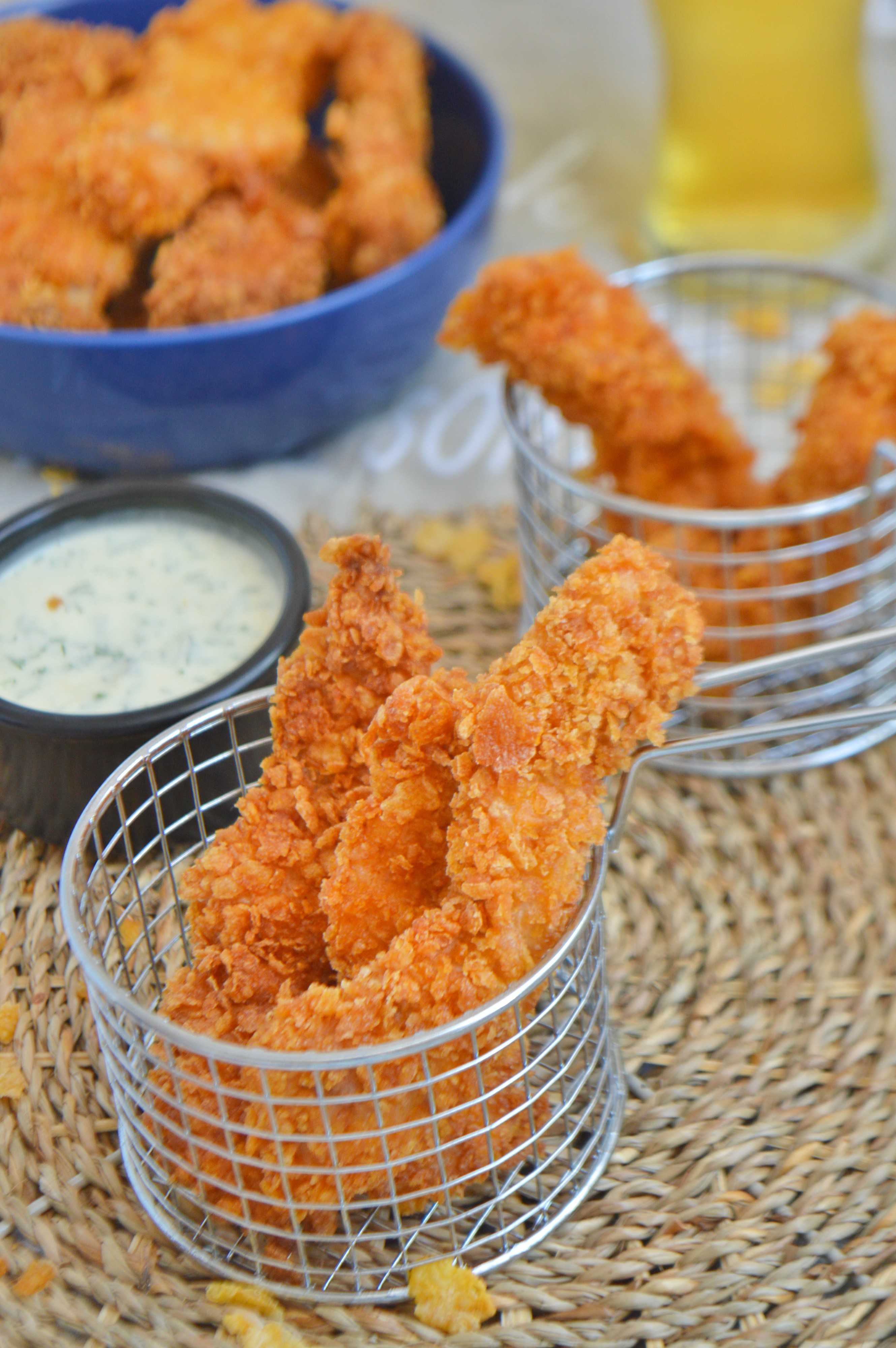 Crispy Cornflake Chicken Strips