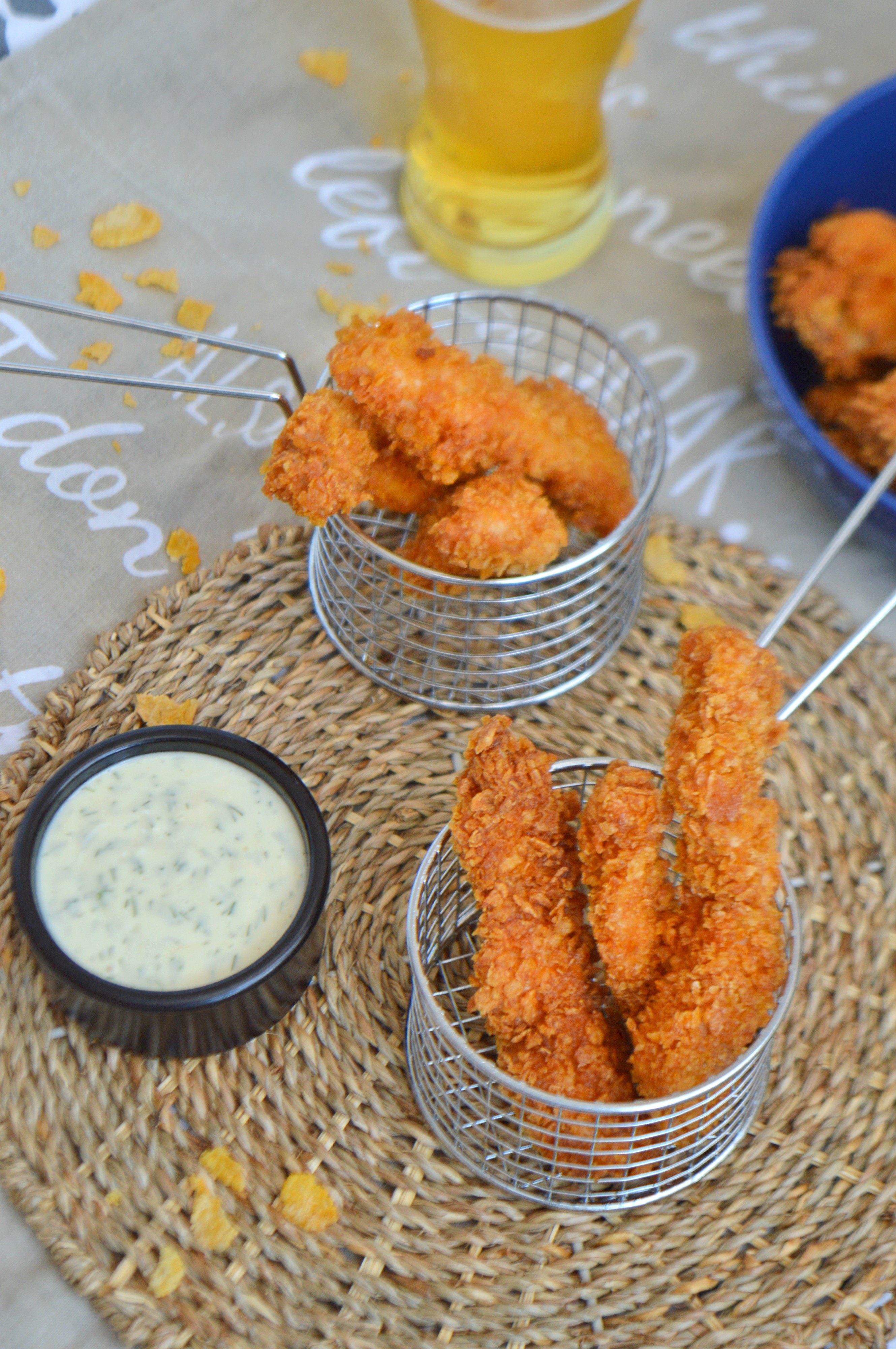 Crispy Cornflake Chicken Strips