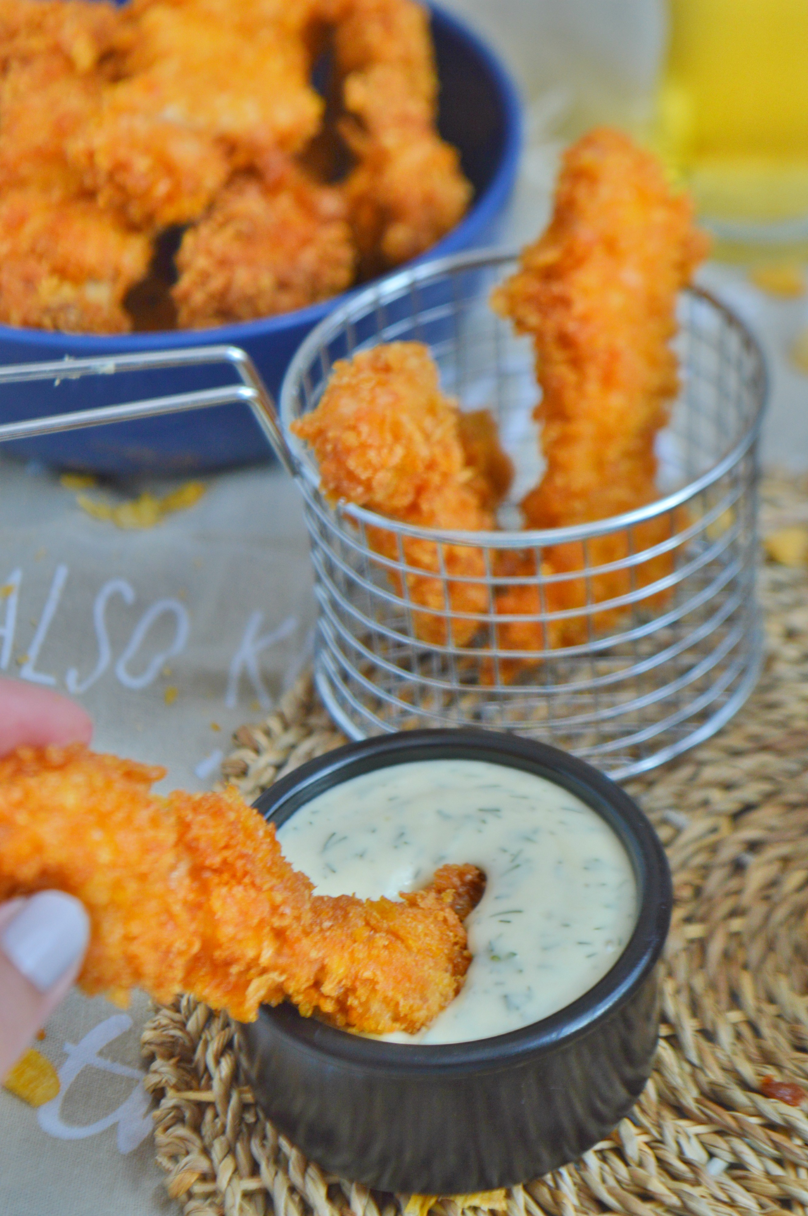 Crispy Cornflake Chicken Strips
