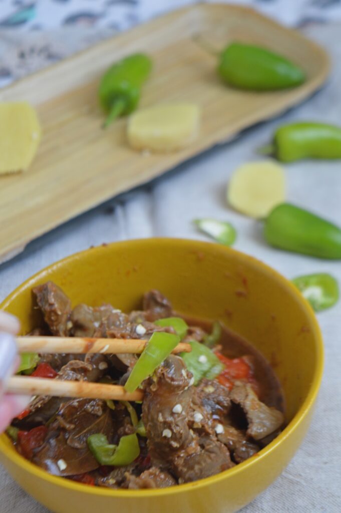 Asian Style Chicken Gizzards