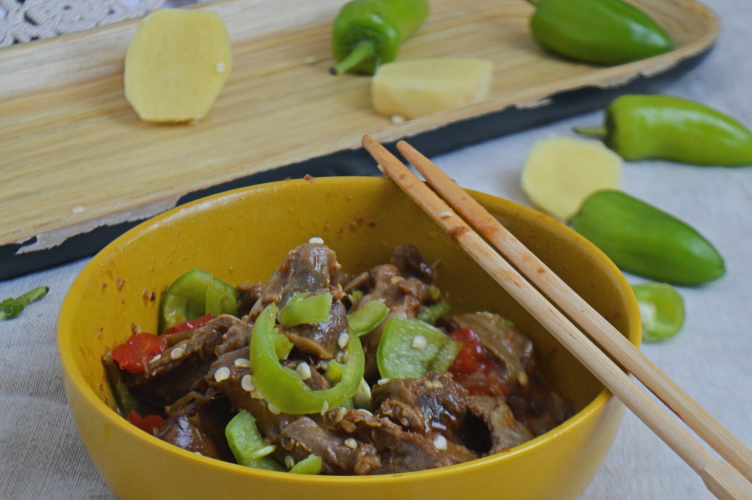 Asian Style Chicken Gizzards
