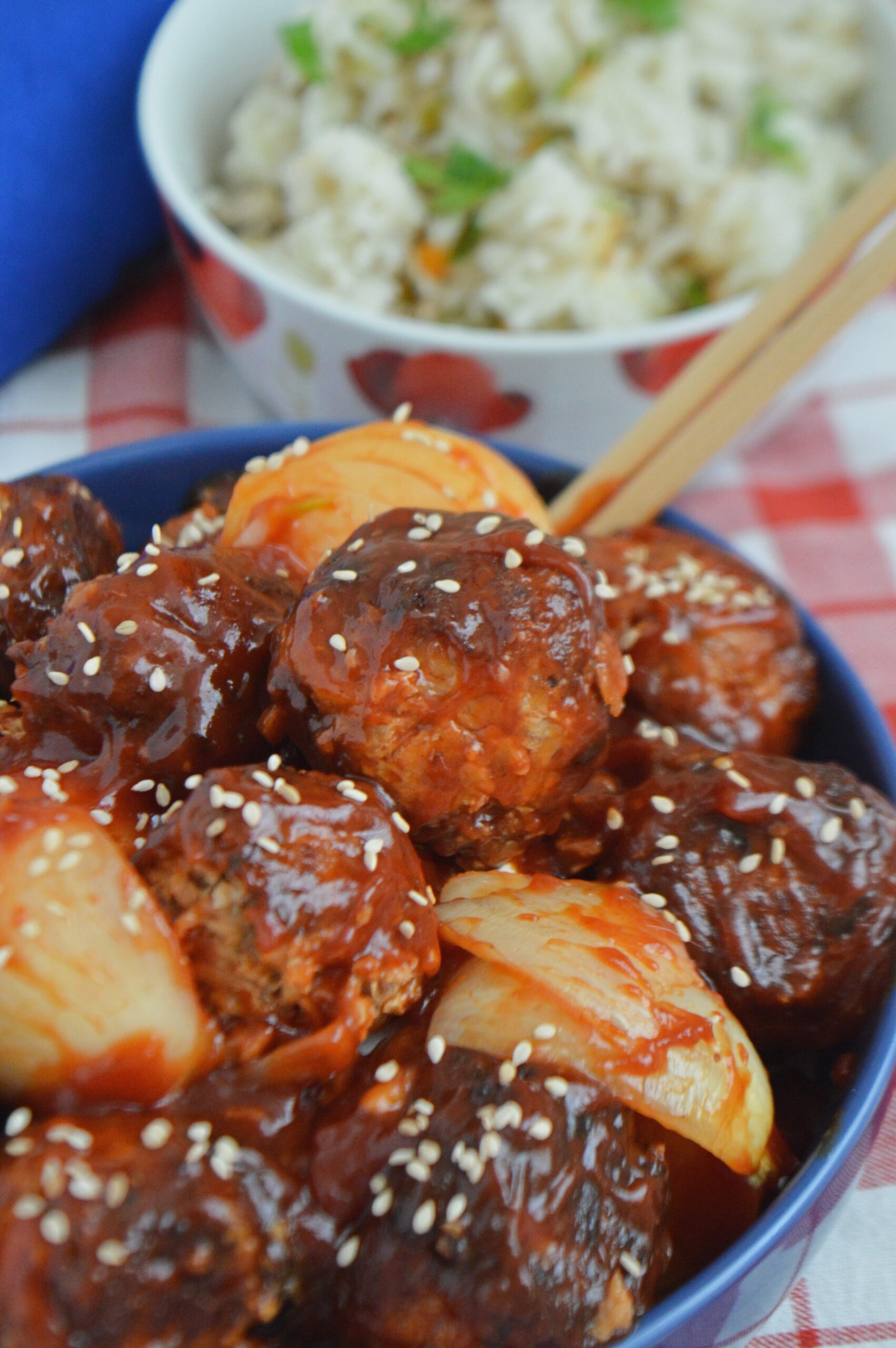 Sticky Asian Meatballs